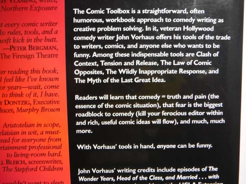 The Comic Toolbox : How to Be Funny Even if You're Not - Paperback - John Vorhaus
