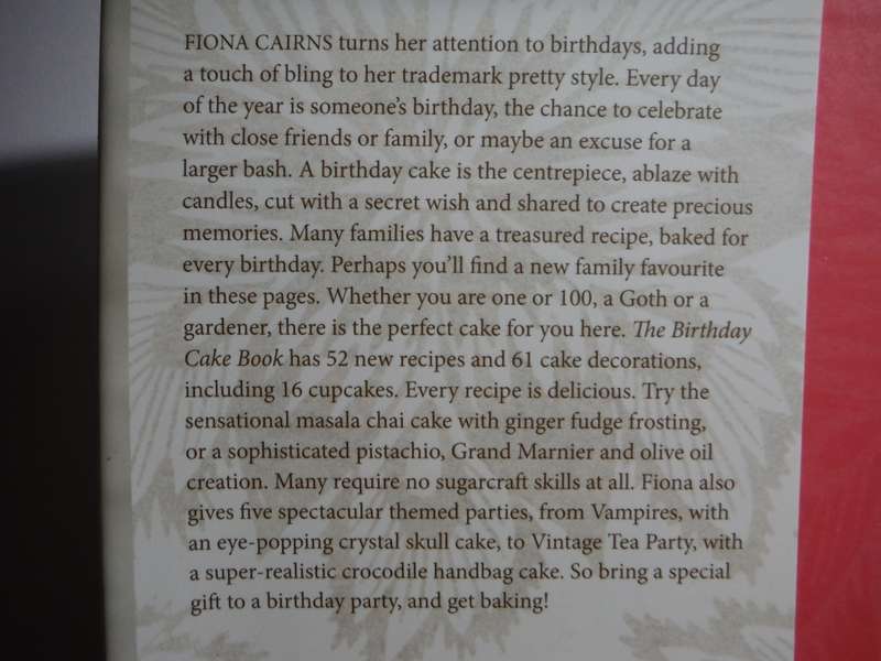 The Birthday Cake Book - Hardcover - Fiona Cairns