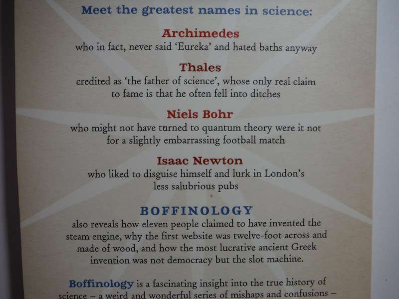 Boffinology : The Real Stories Behind Our Greatest Scientific Discoveries - Paperback