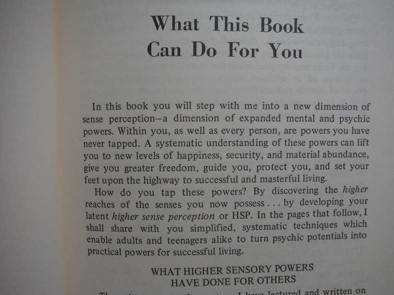 The Science of Higher Sense Perception - Hardcover - R. Eugene Nichols - 1972