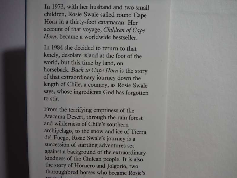 Back to Cape Horn - Hardcover - Rosie Swale