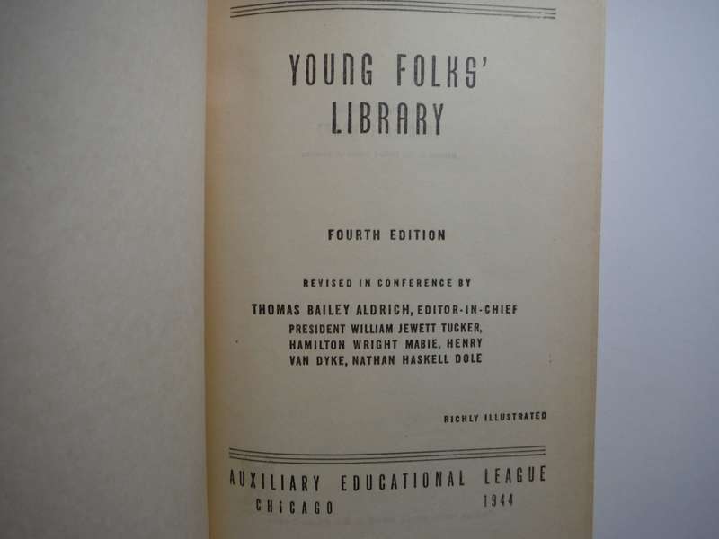 The Animal Story Book - Hardcover - Young Folks' Library - 1944 Edition