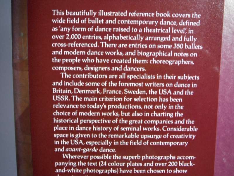 The Encyclopedia of Dance and Ballet - Hardcover - Edited by Mary Clarke