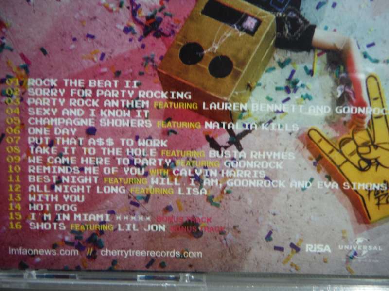 LMFAO : Sorry for Party Rocking - CD