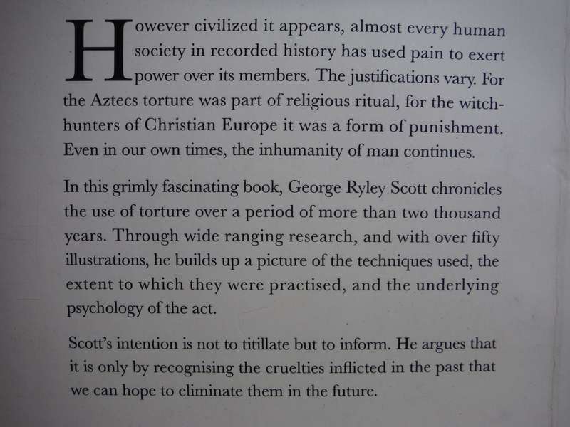 A History of Torture - Paperback - George Riley Scott