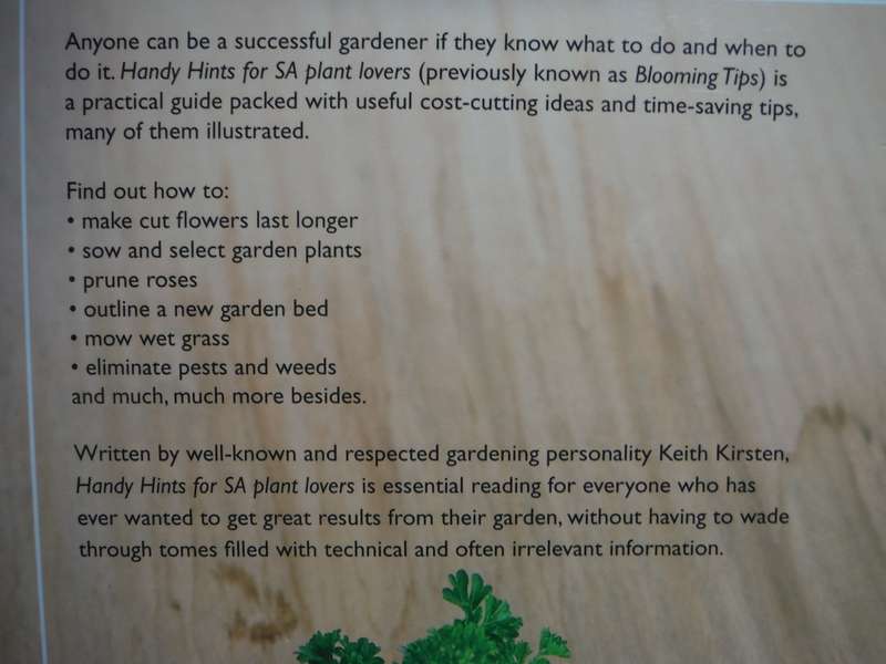 Handy Hints for SA Plant Lovers : Keith Kirsten's Blooming Tips - Hardcover