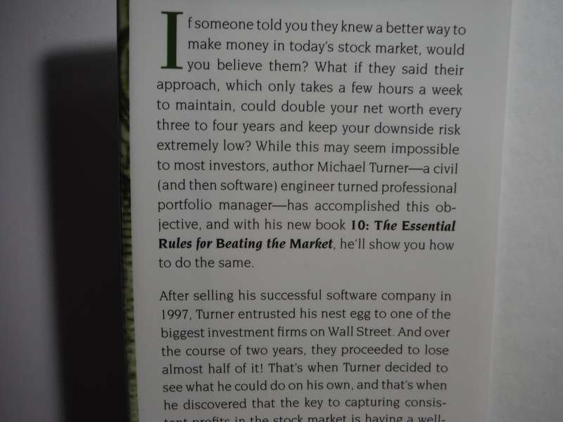 The Essential Rules for Beating the Market - Hardcover - Michael Turner
