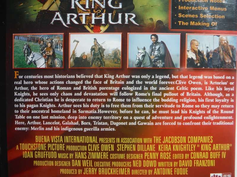King Arthur - DVD - Region 1 Import