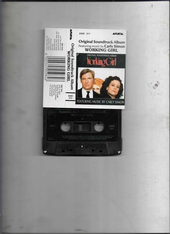 WORKING GIRL- FET CARLY SIMON- MUSIC FROM SOUNDTRACK (TAPE)