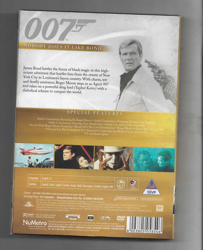 JAMES BOND- LIVE AND LET DIE