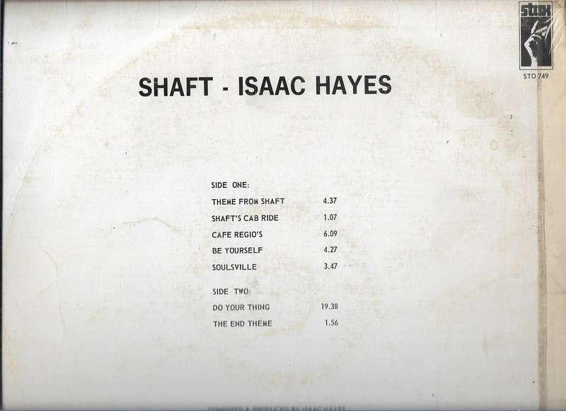 SHAFT- ISAAC HAYES (LP VINYL)