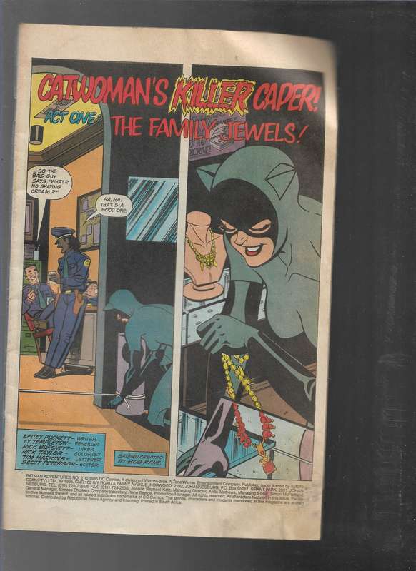THE BATMAN ADVENTURES NO 2- 1995- DC
