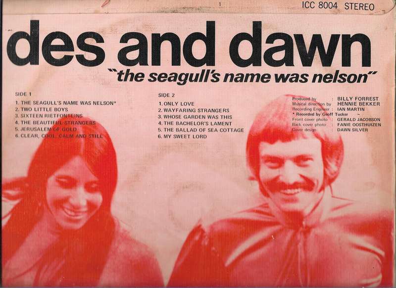 DES AND DAWN- THE SEAGULL'S NAME WAS NELSON (LP VINYL)