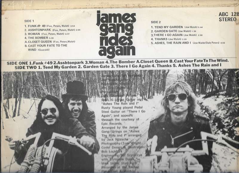 JAMES GANG- RIDES AGAIN (LP VINYL)