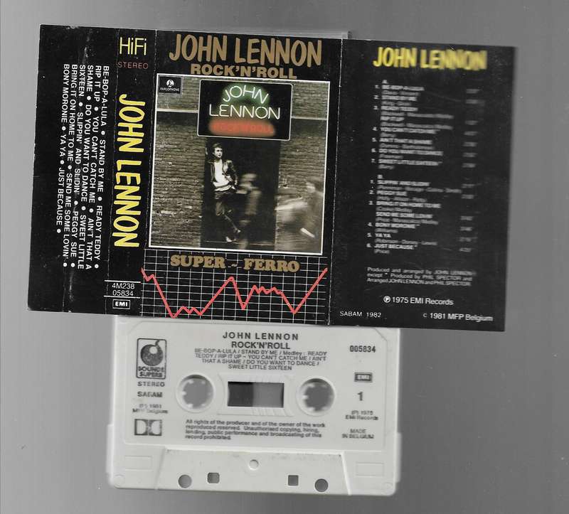 JOHN LENNON- ROCK 'N ROLL (TAPE)