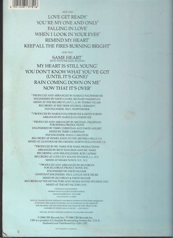 PASSION- JENNIFER RUSH (LP VINYL)