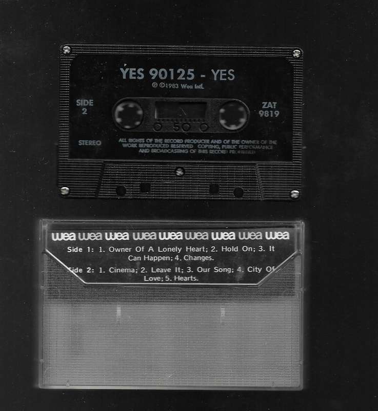 YES 90125- YES (Cassette Tape)