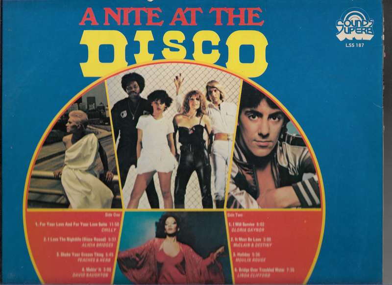 A NITE AT THE DISCO- ORIGINAL ARTISTS (LP VINYL)
