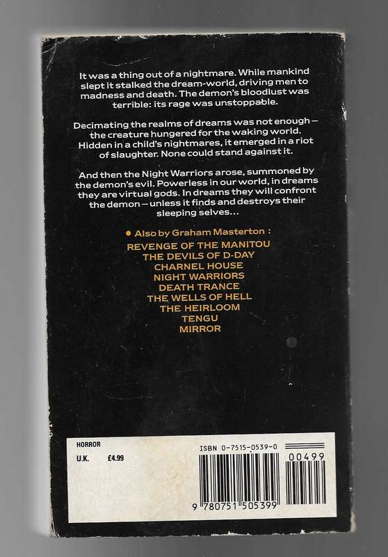 DEATH DREAM- GRAHAM MASTERTON