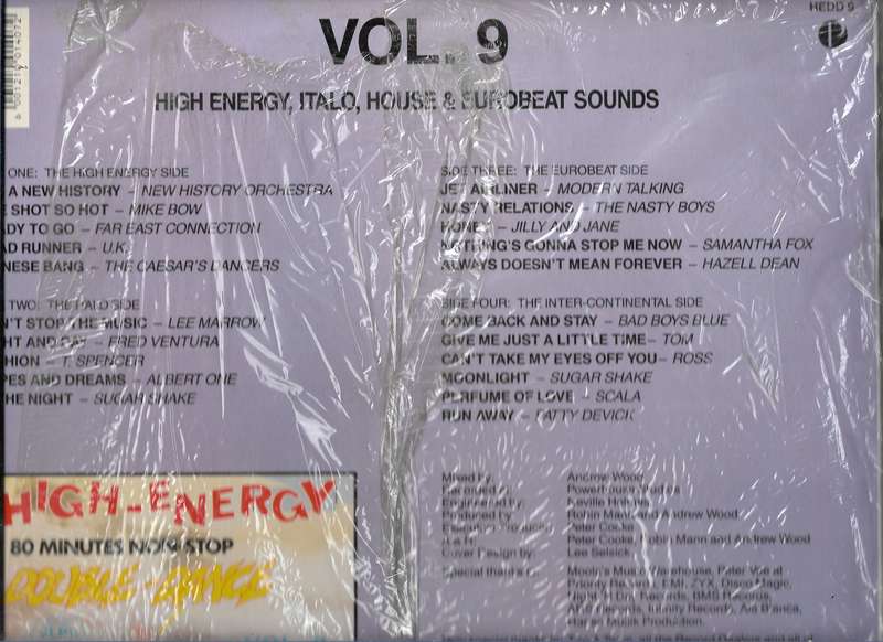 HIGH ENERGY- DOUBLE DANCE- VOL9 (LP VINYL)
