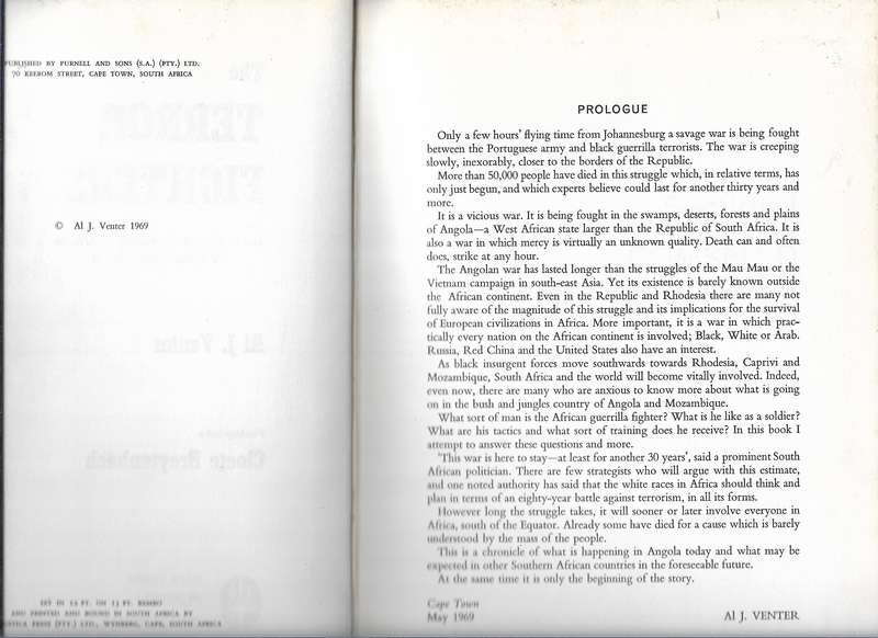 THE TERROR FIGHTERS- A J VENTER
