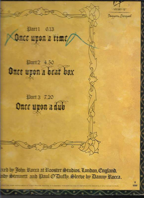 ONCE UPON A TIME- JOHN ROCCA (lp vinyl)