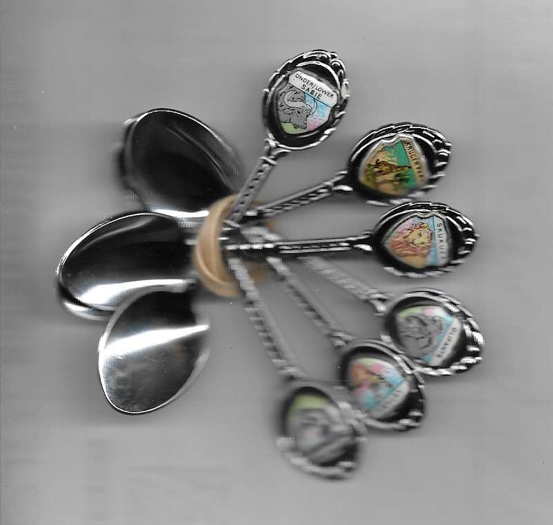 TEASPOONS- SET OF SIX- KRUGER PARK