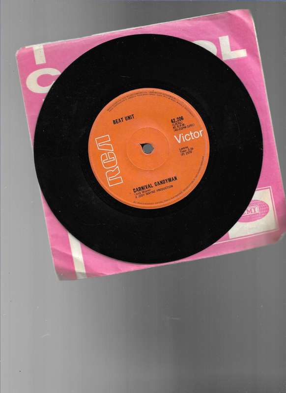 CARNIVAL CANDYMAN/ NOTHING TO SAY- BEAT UNIT (SEVEN SINGLE)