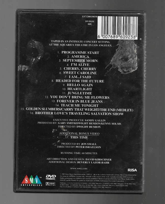 NEIL DIAMOND- GREATEST HITS LIVE (DVD)
