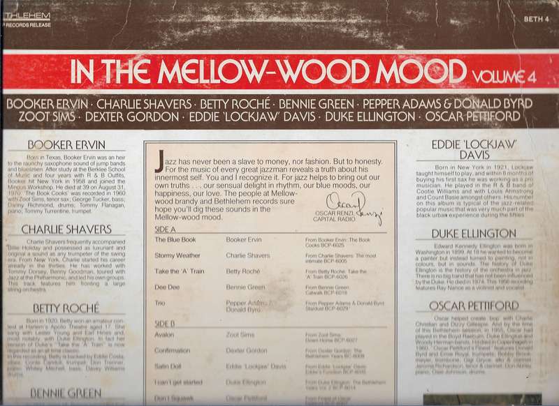 IN THE MELLOW-WOOD MOOD- VOL4 (LP VINYL)