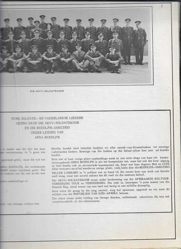 SALUUT!- NUWE SOLDATE- EN VADERLANDSE LIEDEREDIE AKVV SOLDATEKOOR (LP VINYL)