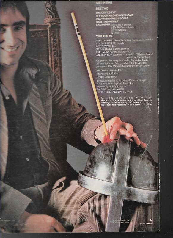 CRUSADER- CHRIS DE BURGH (LP VINYL)