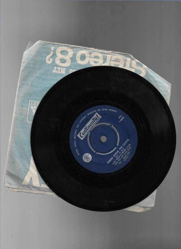GREEN GROW THE LILACS- JUDY PAGE &PETER LOTIS (SEVEN SINGLE)