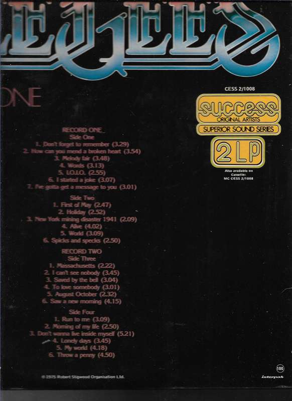 BEE GEES- DONT FORGET TO REMEMBER (VOLUME ONE)