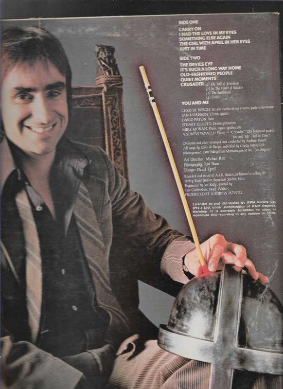 CRUSADER- CHRIS DE BURGH (LP VINYL)
