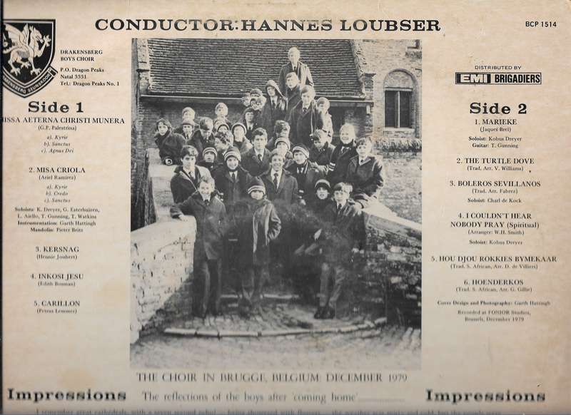 DRAKENSBERG BOYS CHOIR- IN BELGIUM (LP VINYL)