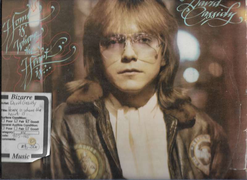 DAVID CASSIDY- HOME IS WHERE THE HEART IS (LP RECORD)