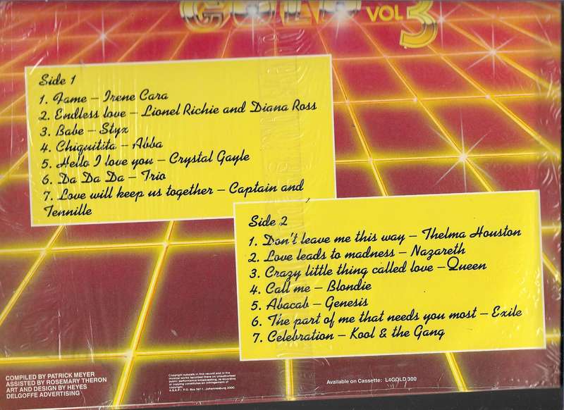 POP SHOP GOLD VOL 3 (LP VINYL)