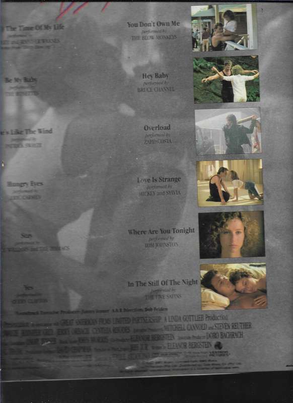 DIRTY DANCING- ORIGINAL SOUNDTRACK (LP VINYL)