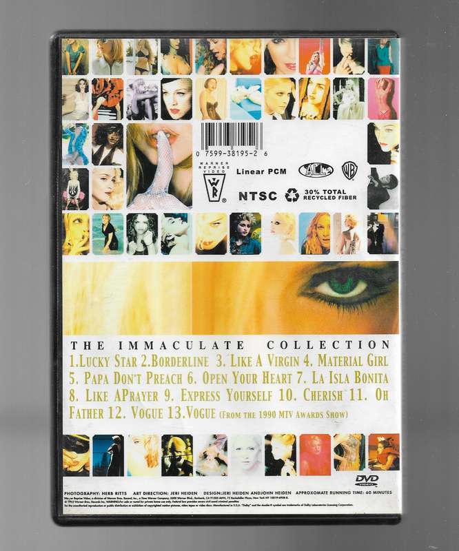 MADONNA- THE IMMACULATE COLLECTION (DVD)