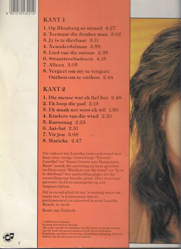 LAURIKA RAUCH- GROOTSTE TREFFERS VOL 1 (LP VINYL)