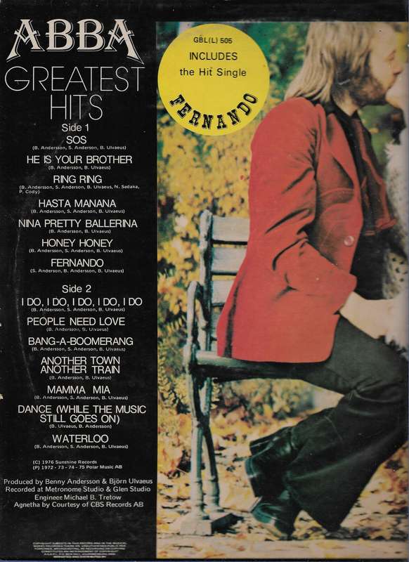 ABBA- GREATEST HITS (LP VINYL)