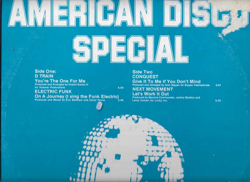 AMERICAN DISCO SPECIAL (LP RECORD)