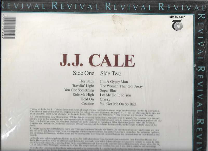 J J CALE- REVIVAL (LP VINYL)