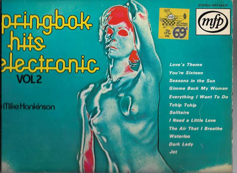 SPRINGBOK HITS ELECTRONIC- VOL 2 (LP VINYL)