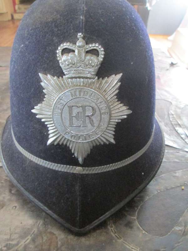 POLICE HELMET- WEST MIDLANDS POLICE- CUSTODIAN HELMET