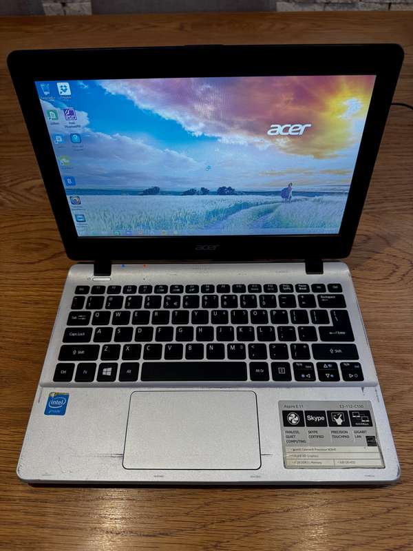 Acer Aspire E3-112 Intel Celeron 2.16GHz Dual Core 11.6", 4GB RAM, 450GB HDD PLEASE READ!!!
