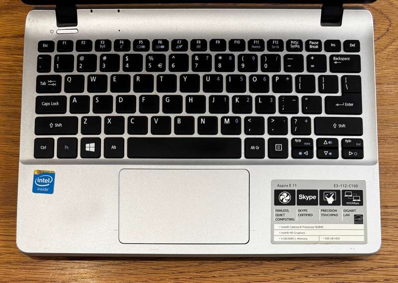 Acer Aspire E3-112 11.6", Intel Celeron N2840 2.58GHz Dual Core, 4GB RAM PLEASE READ!!!