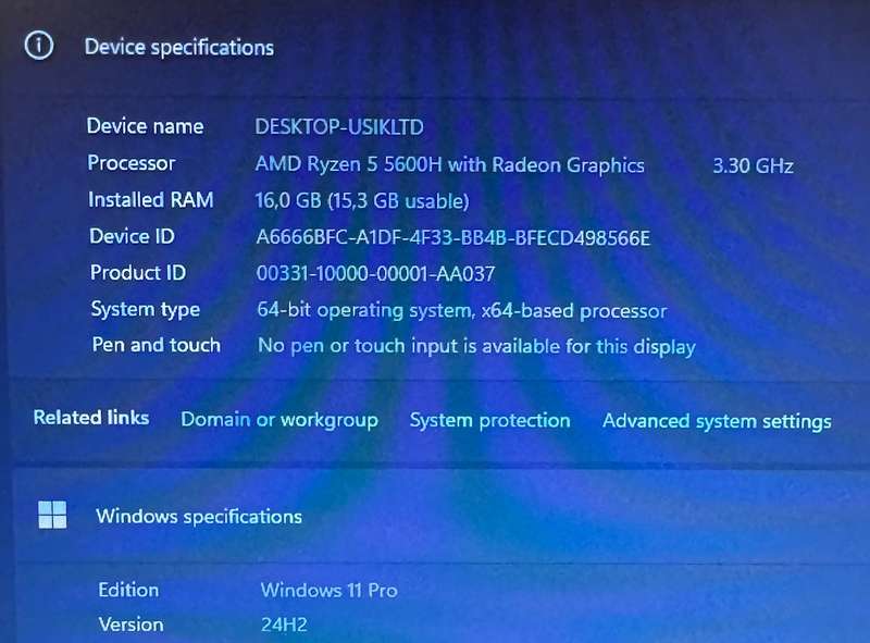 HP Victus 15 15.6", AMD RX 6500M, Ryzen 5 5600H 3.3Ghz ,16GB DDR4 RAM, 500GB SSD, PLEASE READ!!!