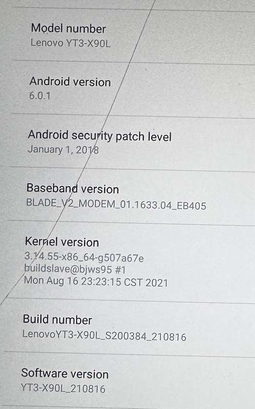Lenovo Yoga Tab 3 X90L 10.1", 4 Core 2.24Ghz , 2GB RAM, 32 GB Storage PLEASE READ!!!
